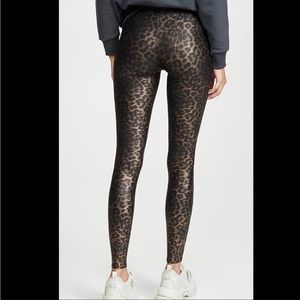 Spanx Cheetah Leopard Shine leggings 2xl